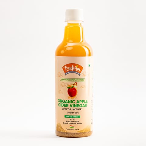 Truefarm Foods Organic Apple Cider Vinegar with Mother 500ml